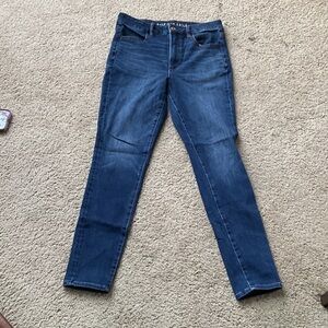 American Eagle Outfitters Dark Blue Skinny Jeans